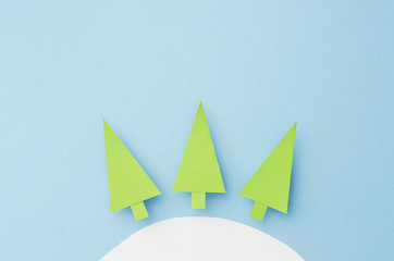 Small Paper Christmas Trees