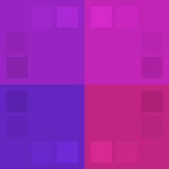 Four color cube background
