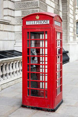 Famous red phone box