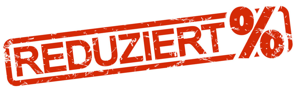 red stamp REDUZIERT