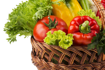 vegetables in the basket