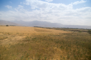 Fototapeta na wymiar steppes of Kazakhstan