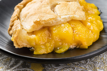 Peach pie.