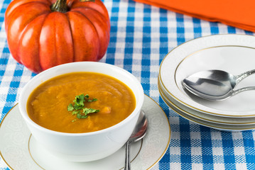 Pumpkin soup.