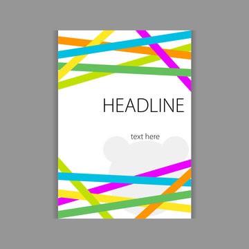 design headline cover vector