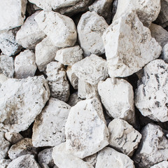 background of white stones