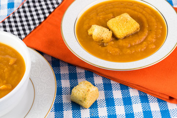 Pumpkin soup.