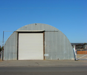 Old vintage metal garage hanger
