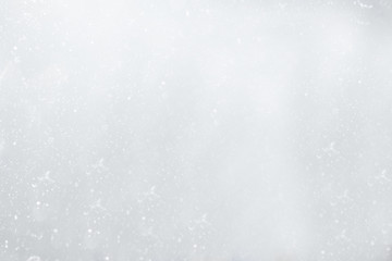 Obraz premium gray background with snowflakes frame