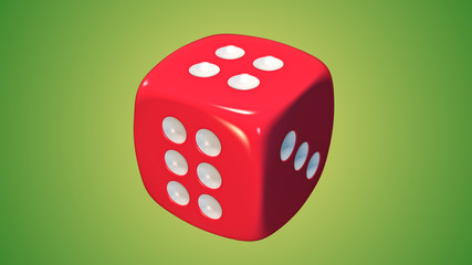 Casino red dices