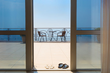 balcony overlooking the Black Sea