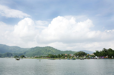 Phewa lake of  Nepal