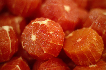 Catering; red oranges