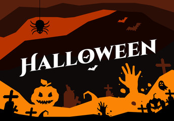 Halloween vector background