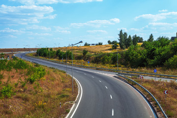 Obraz premium speed asphalt