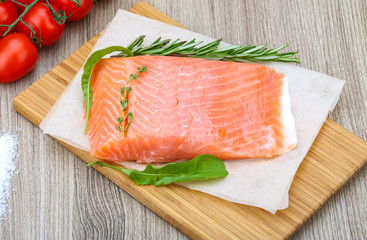 Salted salmon