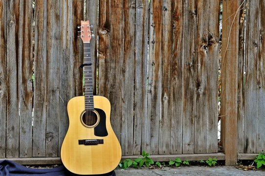 Leaning Guitar