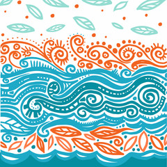 Sea abstract pattern