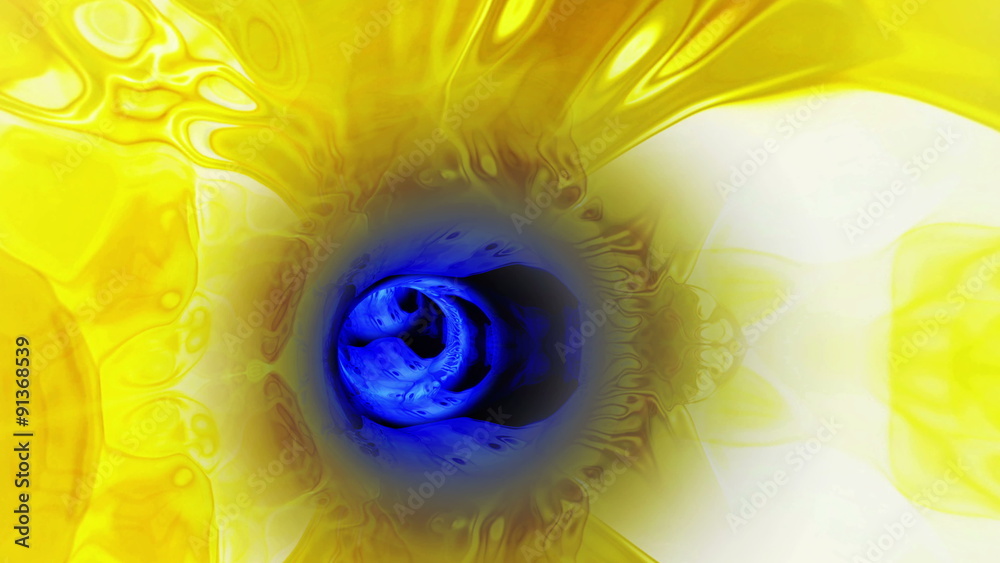 Canvas Prints vortex 008: a vortex tunnel of streaming abstract fluid (loop).