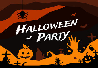 Halloween vector background