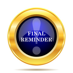 Final reminder icon