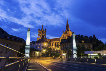 Lausanne Cathedral in Switzerland