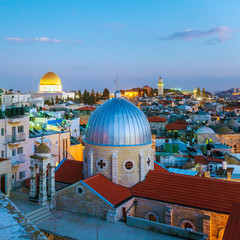 Jerusalem Old City at Night, Israel - 91370968