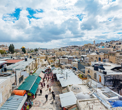 Streets of Old City, Arab Quarter, Jerusalem