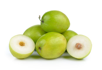 Monkey apple isolated on white background