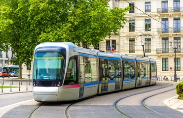 Photo sur Plexiglas Lieux européens Tramway moderne de Grenoble - France, Rhône-Alpes