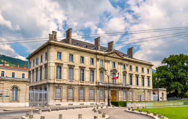 Obraz premium Building on Place de Verdun in Grenoble - France