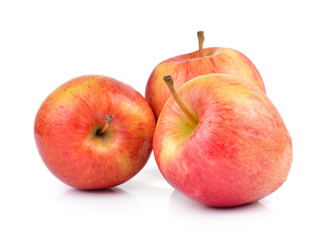 apples on white background