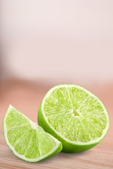 Sliced lime.