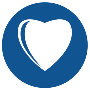 Heart vector icon image