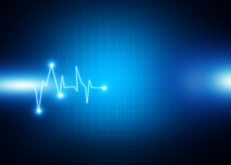 Abstract blue technology background