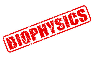 BIOPHYSICS red stamp text