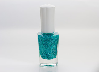  bright nail polish on white