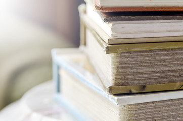 Stack of old books