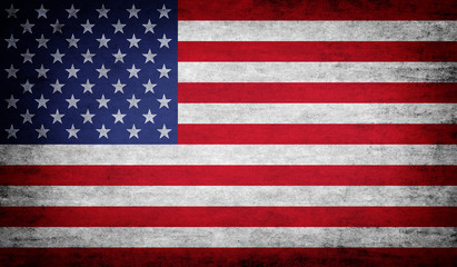 Grunge USA Flag