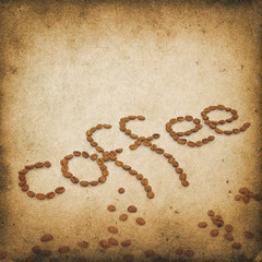 Vintage coffee background