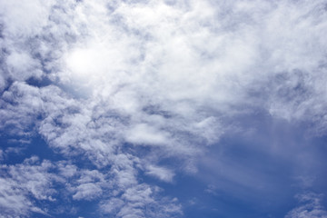 Fototapeta premium beautiful blue sky with clouds