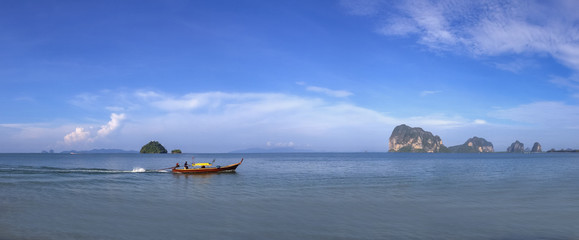 Beautiful Landscape of pak meng beach in Trang, Thailand.