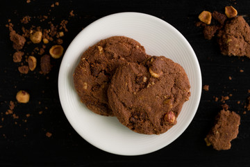 Cookie Background / Cookie / Chocolate Cookie Background