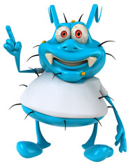 Germ with a white tshirt