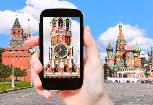 picture of Tower in Moscow Kremlin on Red square