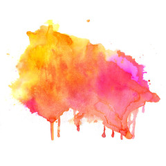 Hand drawn Watercolor background - 91385173