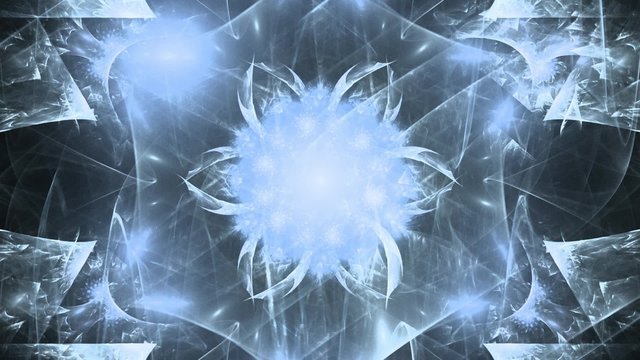 Rotierender Kristall