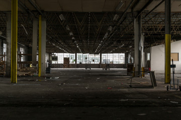 Deserted Dilapidated Factory in Ruin