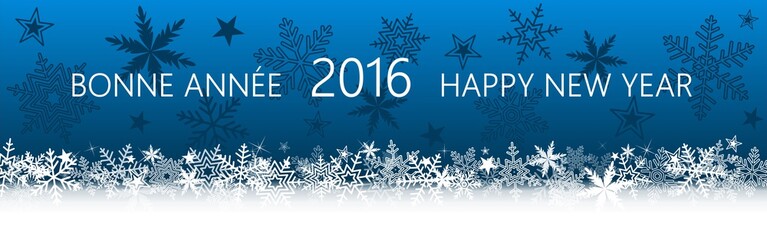 Fototapeta na wymiar Banner 2016 Happy new year