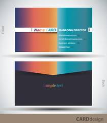 Naklejka premium Card design